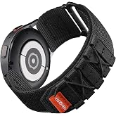 Bandletic 20mm Band Compatible with Samsung Galaxy Watch 7/6/5/4 44mm 40mm/FE 40mm/6 Classic 47mm 43mm/5 Pro/4 Classic/3 41mm, Military Rugged Nylon Sport Strap