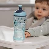 Nuby Super Slurp Water Bottle 360ml No Spill 18m+ Beaker Pack of 2 view 4