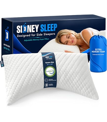 Amazon.com: TEMPUR 50022-90 Sonata Pillow, Size M, (W x D x H