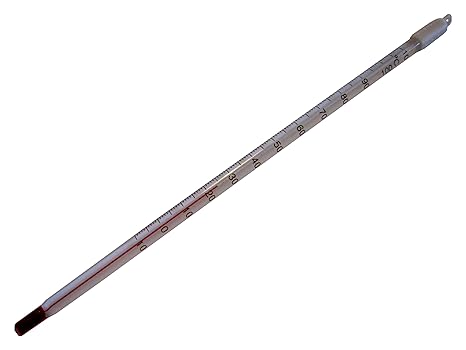 Thermometer Tee - 20cm - Temperaturbereich bis 110°C - Teethermometer Wasser Laborthermometer