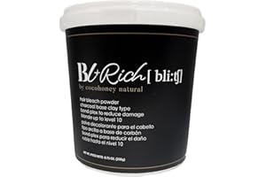 COCO-HONEY Hair Bleaching Powder for Dark Hair Lightening Blonde Hair Salon Quality Safe at Home (Charcoal 8.75 oz (250g))