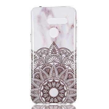 Lomogo LG G8 / G8S ThinQ Case Soft Silicon Case Shockproof Anti-Scratch Marble Case Cover for LG G8 / G8S - LOYHU190243 L3