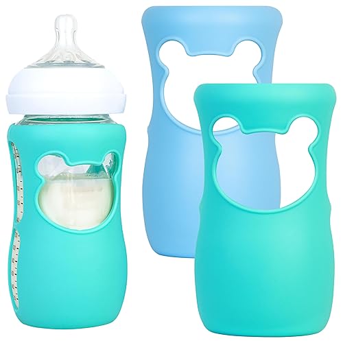 Silicone Baby Bottle Sleeves for Philips Avent Bottles, Anti