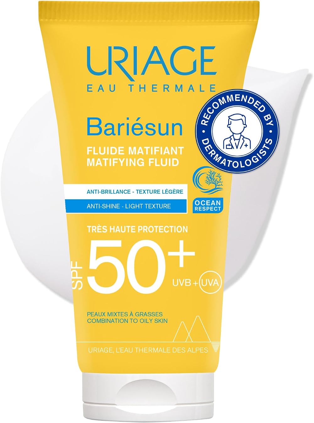 Uriage Bariésun Eau Thermale Matifying Fluid SPF50+ 50ml Combination Oily Skin