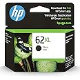 Original HP 62XL Black High-yield Ink | Works with HP ENVY 5540, 5640, 5660, 7640 Series, HP OfficeJet 5740, 8040 Series, HP 