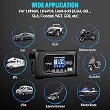 HTRC 20A Car Battery Charger 12V/24V LCD Desulfator Maintainer LiFePO4 Lead-Acid view 6