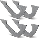 Threlaco 4 Pack Weld-on Tie Down Strap Point, Tie Down Strap Steel, Stainless Steel, 1/4" Thick
