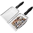 Fuliko 3-Piece Garden Soil Sifter Set With 2.8/3.8/5mm Mesh Screens And Comfortable Handle Ideal For Sifting Sand Compost And Potting Soil