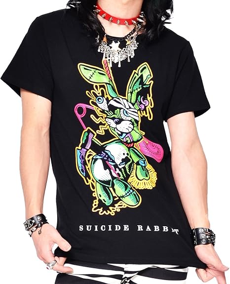 Amazon オルターヴェノム Alter Venomv V系 ファッション Tシャツ 半袖 ヴィジュアル系 メンズ ビジュアル系 S ブラック グリーン Tシャツ カットソー 通販