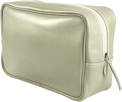 Amazon.com: Lucrin - Leather Wash Bag 