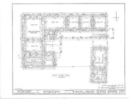 Amazon Com Historic Pictoric Blueprint Diagram 1 First