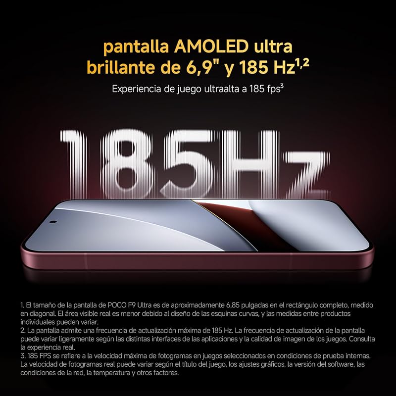 Poco F9 Ultra 5G, 16+1TB, Preto, 8050mAh, 100 W de Carga