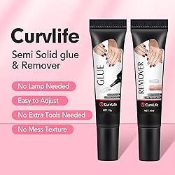 Curvlife Quick Drying 10g Semi Solid Nail Glue Gel