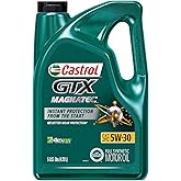 Castrol GTX MAGNATEC 5W-30 Full Synthetic Motor Oil - 5 Quart, (Pack of 3)