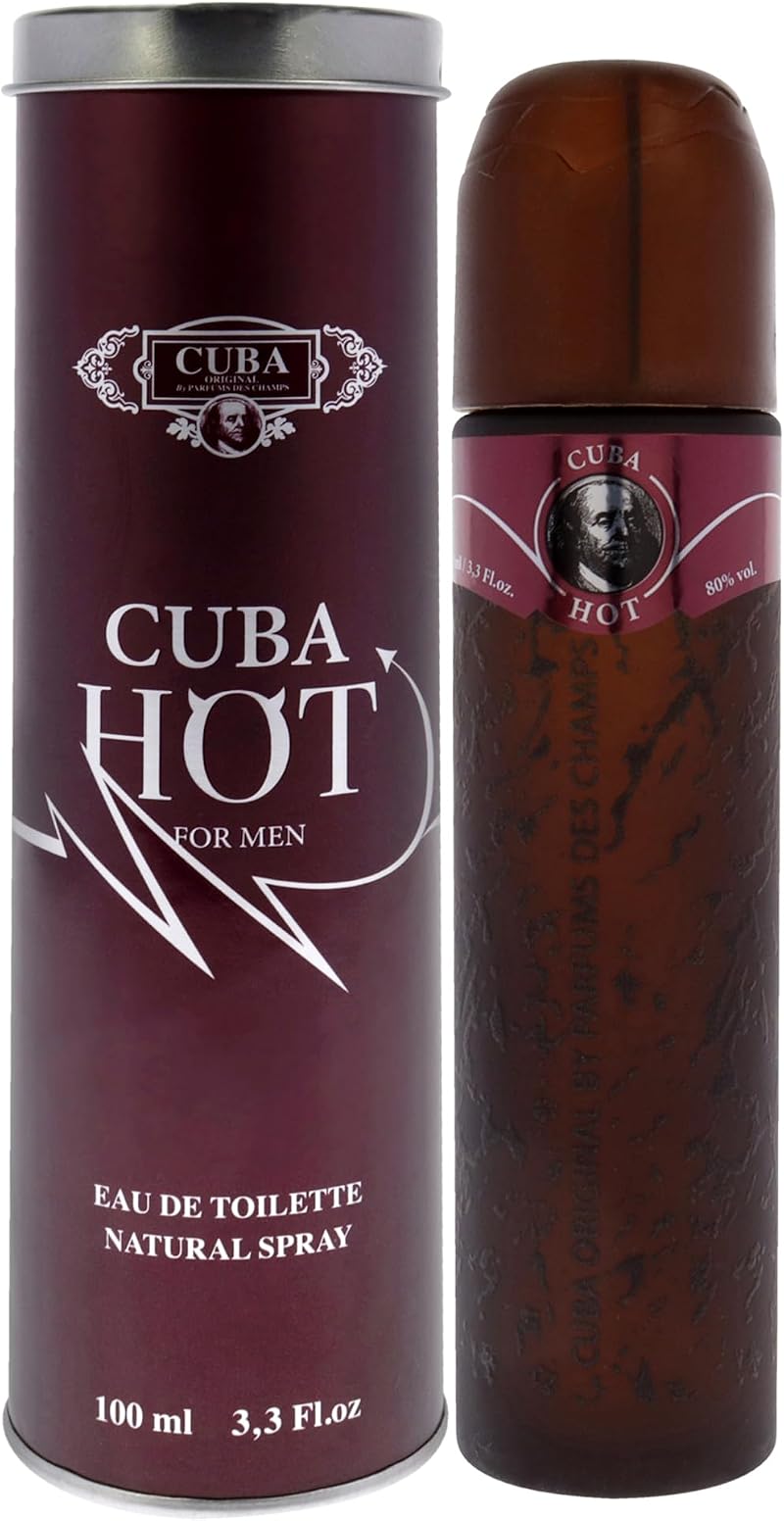 Cuba Hot For Men EDT Spray 3.3 oz Woody Aromatic Fragrance