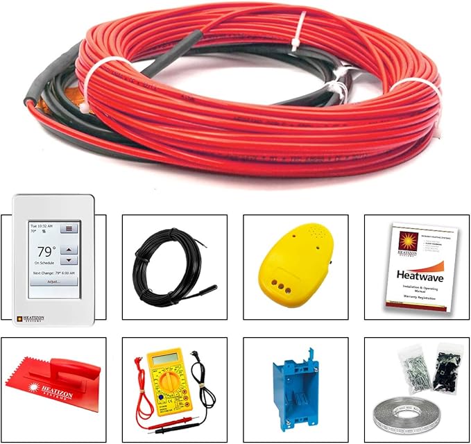 HeatWave Premium Electric Floor Heating Cable with GFCI