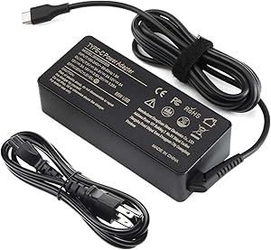 New 65W USB Type C Generation Spare Laptop Power Supply Cord Adapter for Lenovo ThinkPad T480 T480s T490 T490s T590 T580 E480 E580 L380 L480 L580 Yoga 370 380 E485 E585 A285 L380 L390 C930 C940 S730