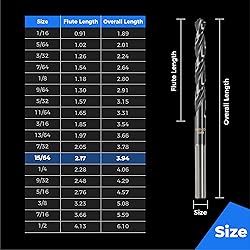 toolant 15/64" Cobalt Drill Bit Set(Pro) Titanium