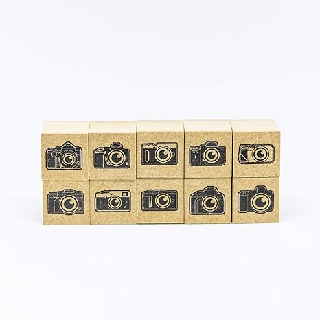 Amazon Co Jp グラフラボ Graphlab ちびカメラスタンプ 10個セット No 21 30 Vol 3 ホーム キッチン