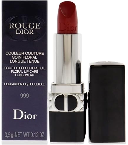 Amazon.com: Dior Rouge 999 Velvet Red Lipstick - Mini Travel Size