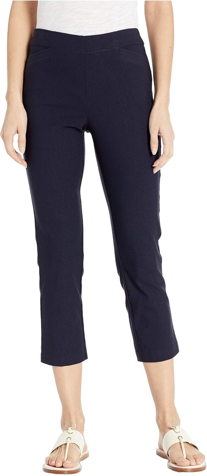 Amazon.com: Tribal Stretch Bengaline Flatten It Pull-On Capris Ink 8 24: Clothing