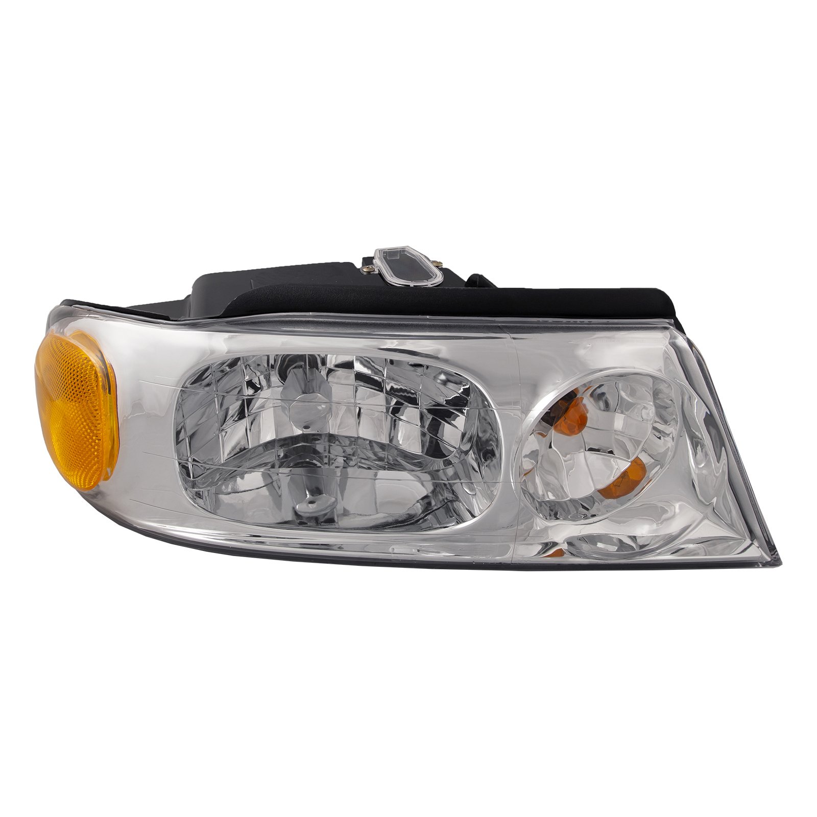 HEADLIGHTSDEPOT Chrome Housing Halogen Right Passenger Headlight Compatible With King of the Road Ge