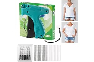 HEARTKEY Stitchy Quick Clothing Fixer, Speedy Clothing Fixer, Clothing Stitch Gun 2024 Mini Stitch Gun with 6 Needles,500 Black & 500 White Fasteners