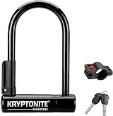Kryptonite Keeper Mini-6 Bike U-Lock 12mm Shackle Mounting Bracket Keys