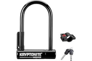 Kryptonite Keeper Mini-6 Bicycle U-Lock with Bracket