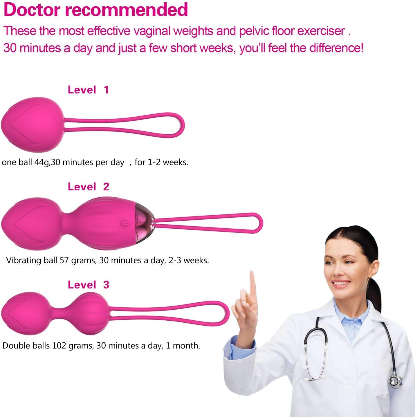 Kegel Balls 2 in 1 Kegel Exercise Weights - Image 4
