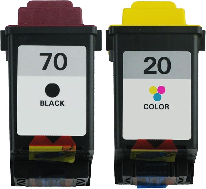 OCProducts Refilled Lexmark 70 and 20 Ink Cartridge