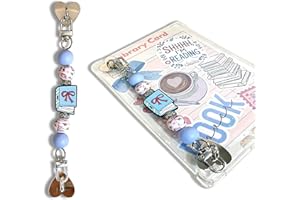 CuddleJunk Strap for E-Reader, Cute Silicone Beaded Grip Chain Charm for Kindle, Accessories for E-book Reader, E-Reader Device Hand Strap, Bookish Gift