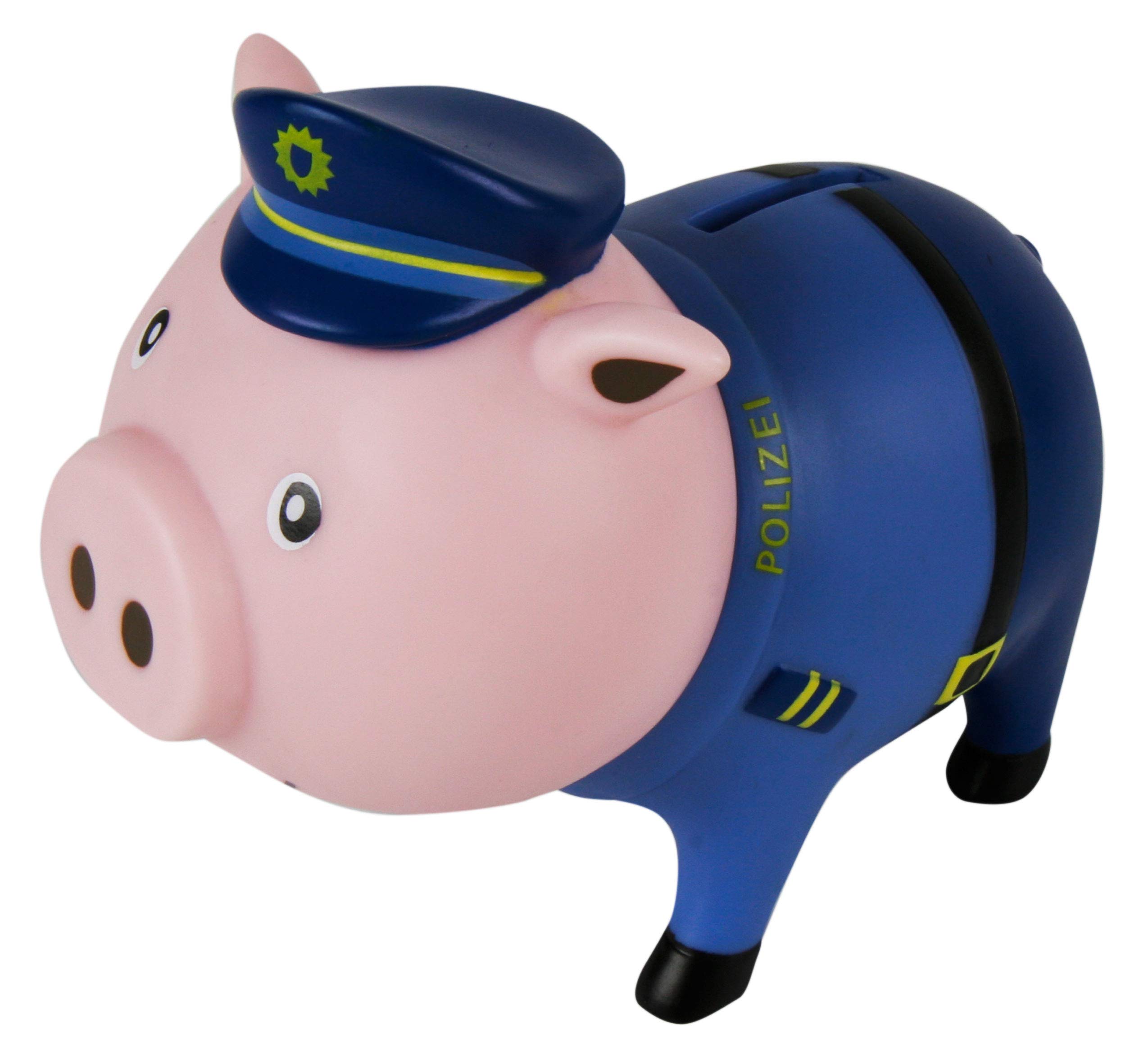 MIK Funshopping Piggy Bank Ideal for saving or as gift packaging (policeman)