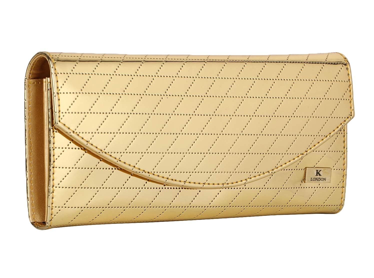 small gold clutch purse