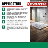 EVO-STIK Sanitary Silicone Sealant Clear Kitchen Bathroom Waterproof Mould view 7
