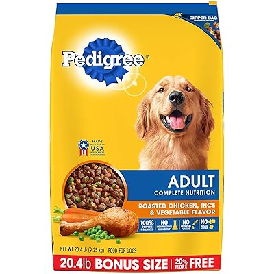 20 Kg Amazon Dry Dog Food Pedigree Adult Dry Dog Food, Chicken