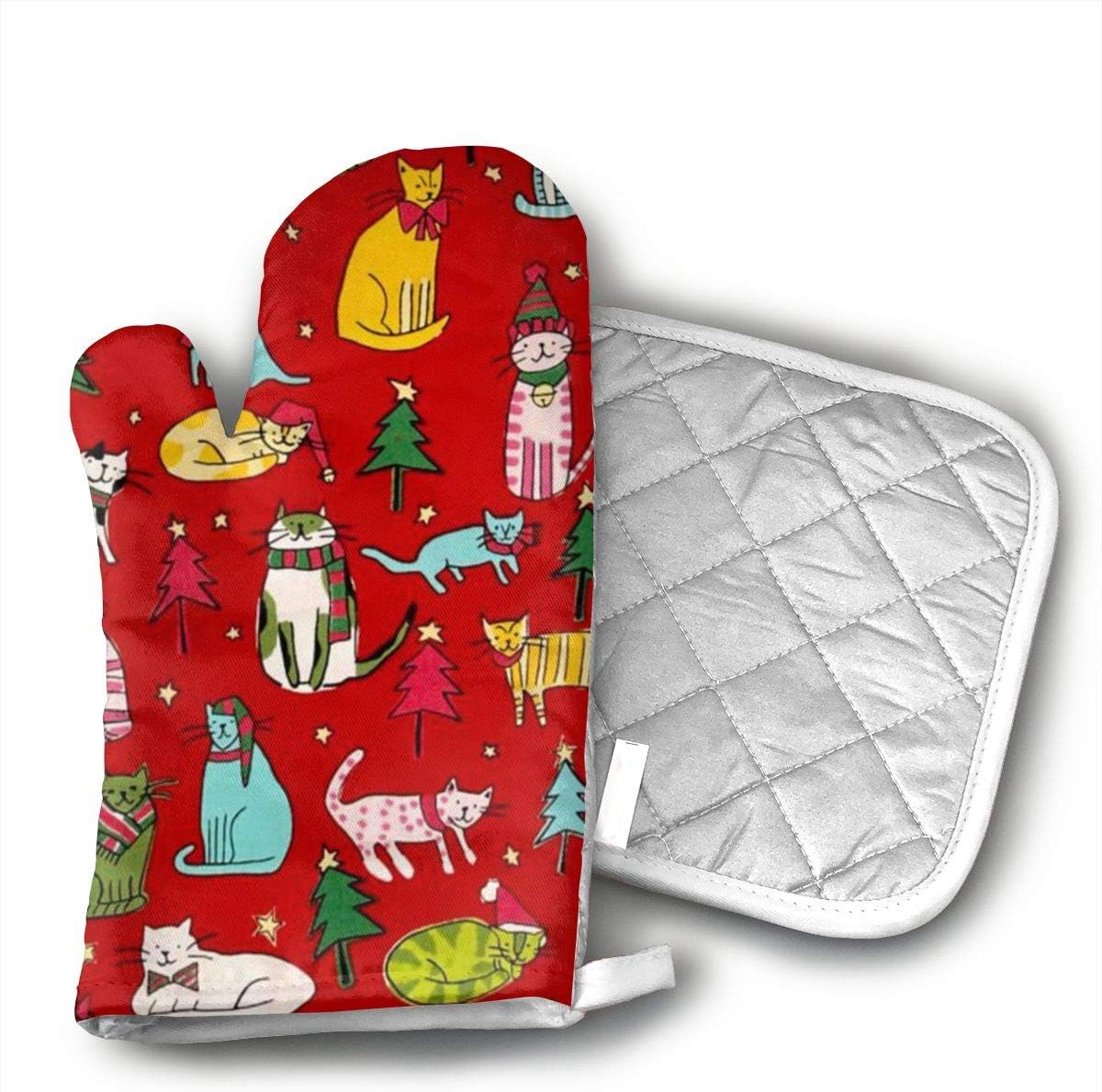 The 10 Best Christmas Cat Oven Mitts And Pot Holders