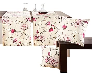 Erwin Müller Tischläufer Braun-Beige Größe 50x150 cm