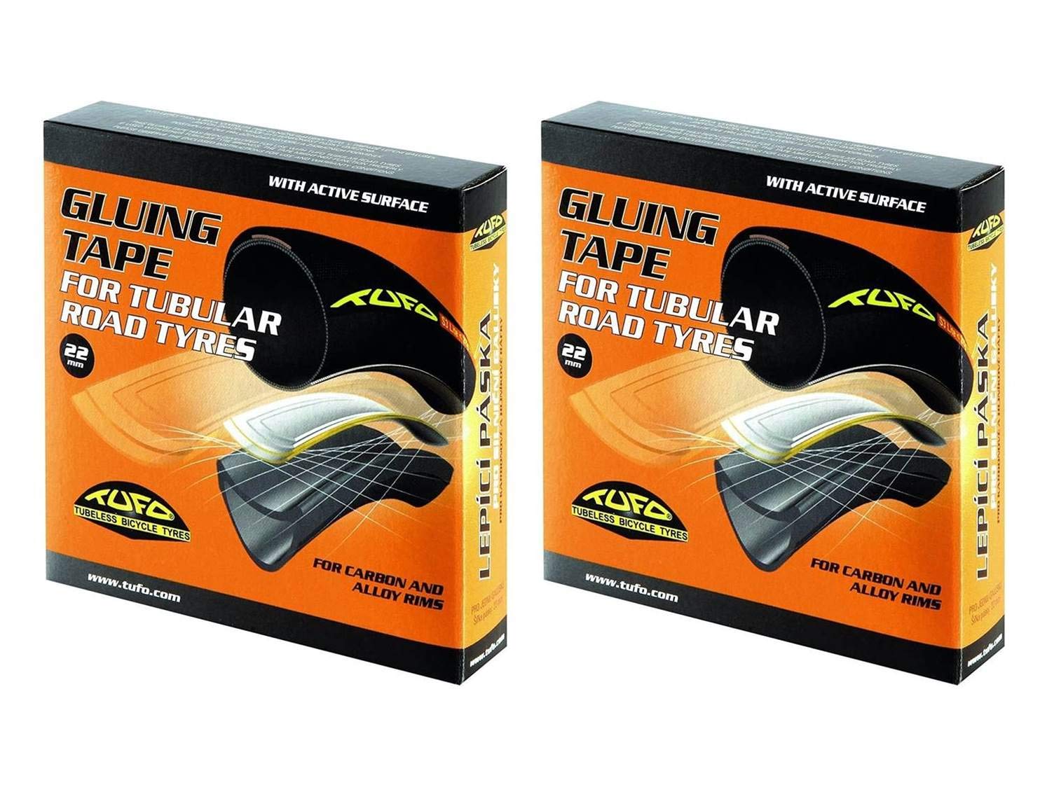 Tufo Gluing Tape for Road Tubular Tires (22mm) 2 Pack for sale