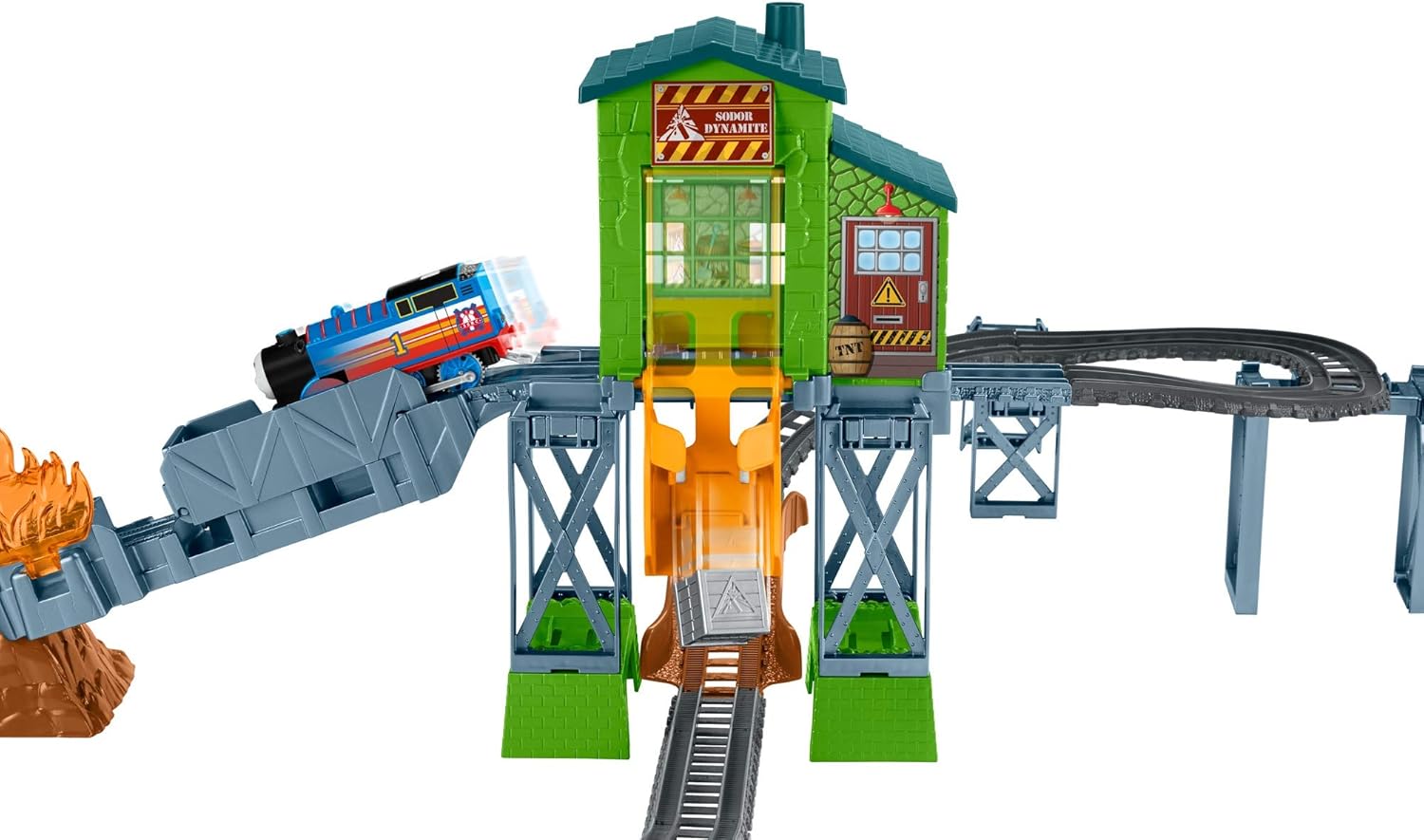 thomas trackmaster fiery rescue