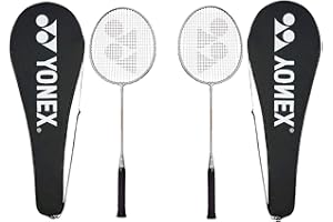 Yonex GR 303 Saina Nehwal Edition Badminton Racket 2021 Professional Beginner Practice Racket with Full Cover Steel Shaft - Pack of 2