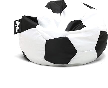Amazon Com Black White Soccer Ball Bean Bag Sports Pattern