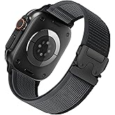 Trail Loop Band for Apple Watch Ultra/3/2 Bands 49mm 46mm 45mm 44mm 42mm 41mm 40mm 38mm Men Women,Braided Elastic Weave Nylon Sport Strap Fabric Wristband for iWatch Series 11 10 9 8 7 6 5 4 3 SE 3/2
