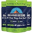 Lime Chili Kalahari Biltong, Air-Dried Thinly Sliced Beef, 2oz (Pack of 3), Sugar Free, Gluten Free, Keto & Paleo, High Protein Snack