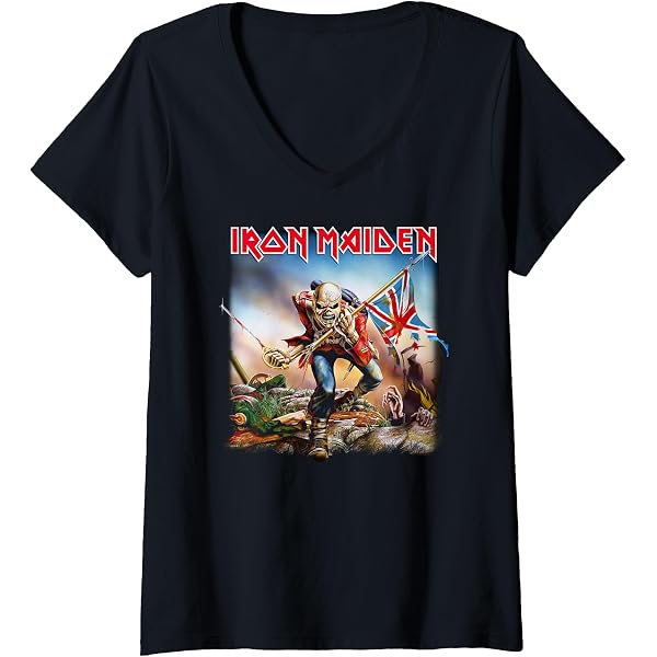 Amazon.com: Iron Maiden The Trooper T-Shirt : Clothing, Shoes