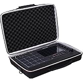 LTGEM Case Compatible with AKAI Professional MPC Live II/Live Drum Machine with Pouch for Accessories and Shoulder Strap