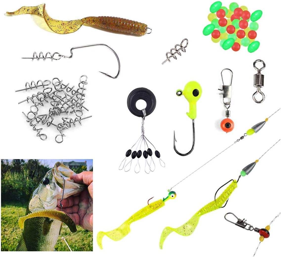 218PCS HiBD Fishing Box Tackle with Kit Accessories