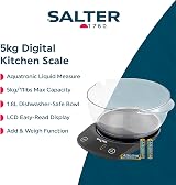 Salter Digital Kitchen Scale 5kg 11lbs with 1.8L Bowl Aquatronic Liquid measure view 2