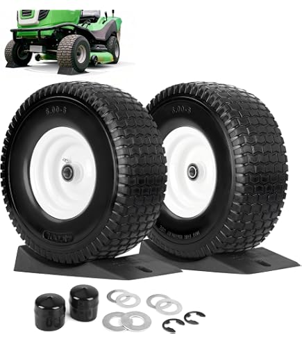 Amazon.com: NoAir® (2) Flat Free Tire Assemblies 15x6.00-6 Fits