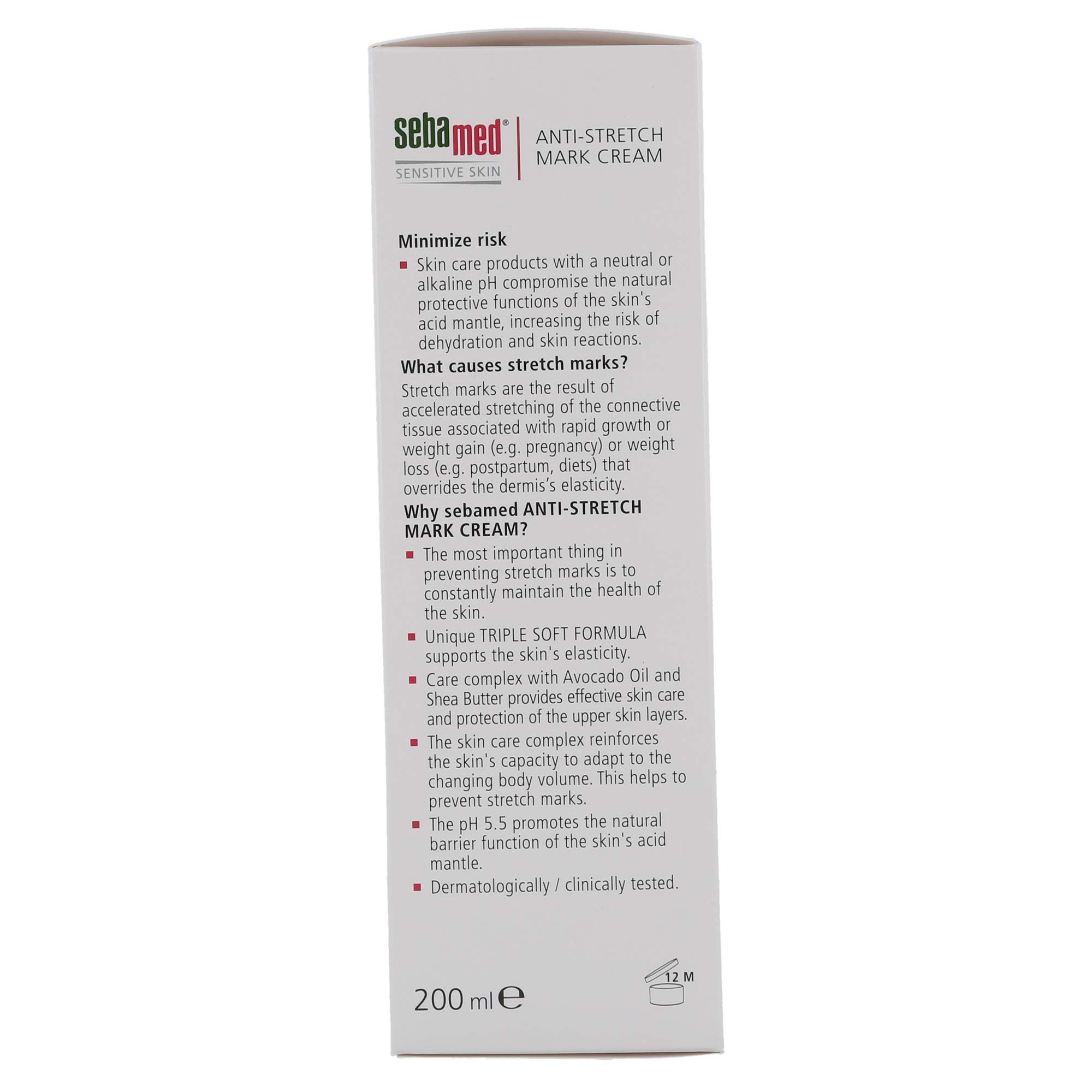Sebamed Anti-Stretch Mark Cream Stretch Mark Cream - for Pregnancy Stretch Mark & Prevention Oil - Stretch Mark Removal Cream for Pregnant Women, Mothers - Safe for All Ages & Skin Types